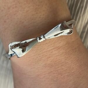 NEW KATE SPADE Cuff Bracelet Silver NWOT